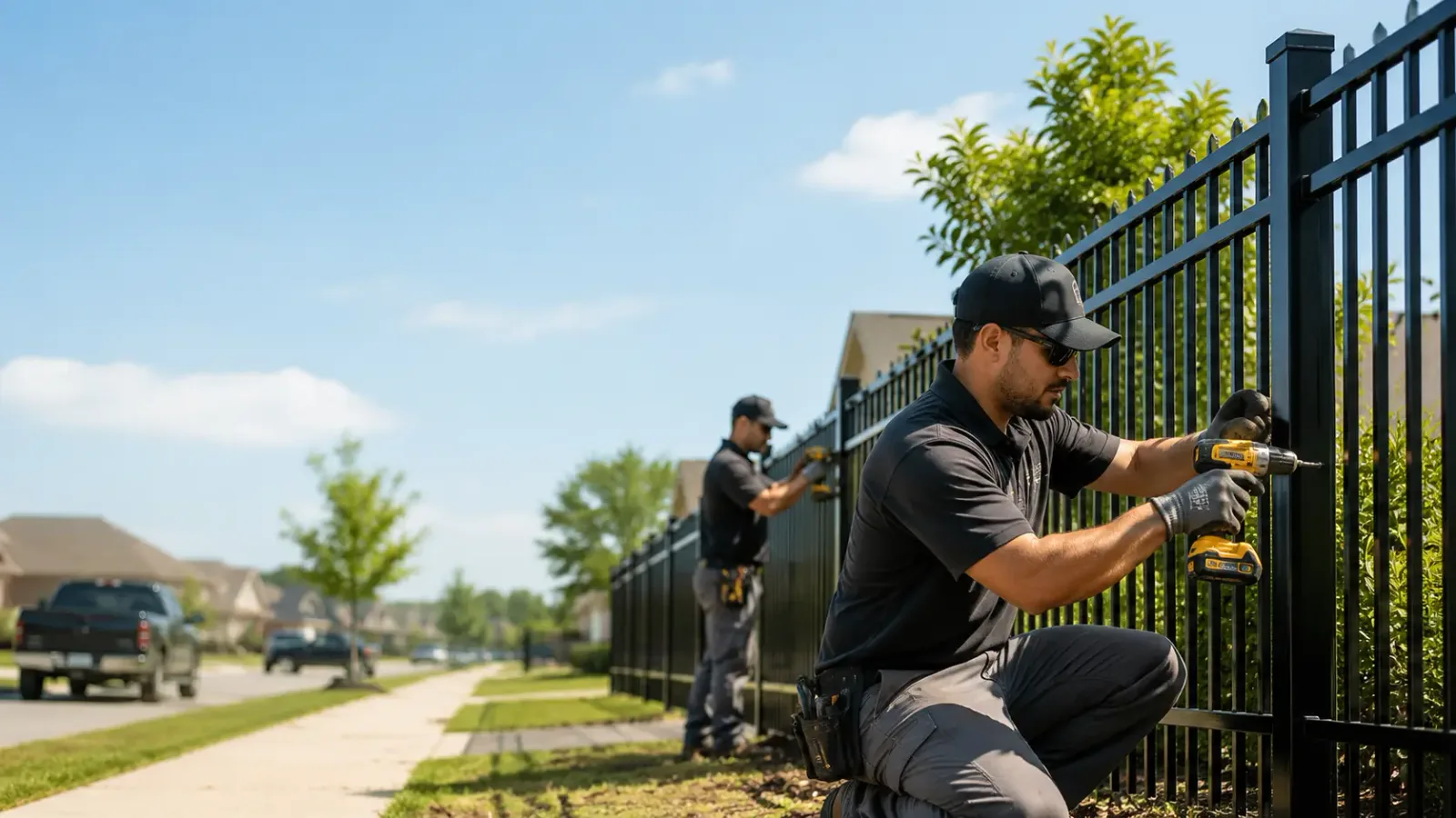 Metal Fence Installation in Groom, TX